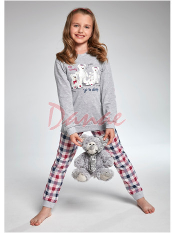 Medvědí rodinka - dlouhé dívčí pyžamo