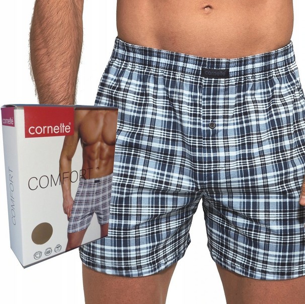 Elegantné kárované trenky Cornette