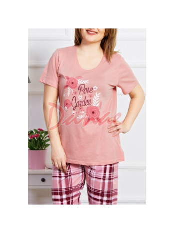 Rose garden - dámské tříčtvrteční pyžamo