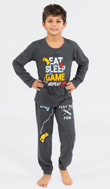Chlapčenské pyžamo - Eat - Sleep - Game