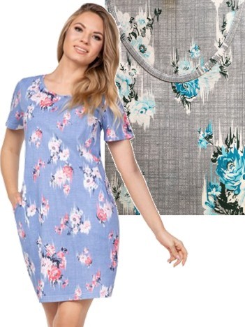 Dámska nočná košeľa - šaty - Jeans Rose