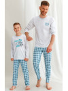 Stejná pyžama - táta - syn