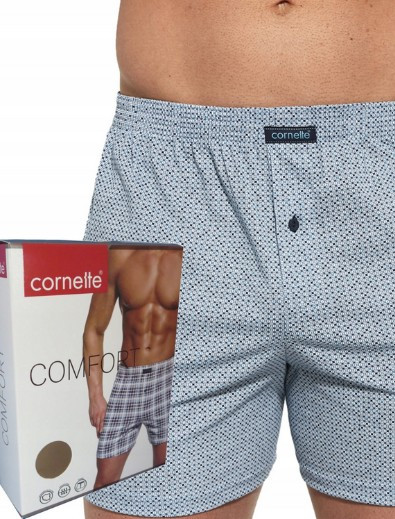 Pánske bavlnené trenky s decentným vzorom - do 5XL