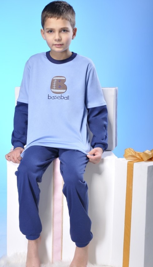 Zateplené chlapecké pyžamo Taro - Baseball