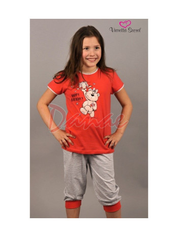Dívčí pyžamo s patentem - Narozeniny