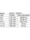 Dětský župan s kapucí - Envie - dvoubarevný