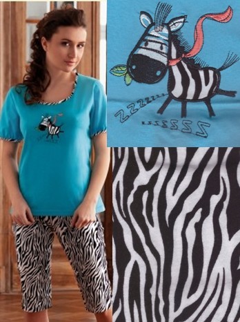 Dámské pyžamo Zebra