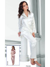 Saténové pyžamo pro dámy - Forex - Classic - bílá
