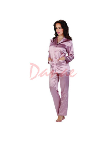 Saténové pyžamo pro dámy - Forex - Classic - růžová