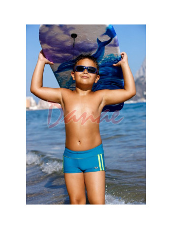 Boxerkové chlapecké plavky Lorin 4 - tyrkysová