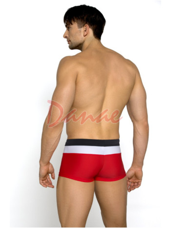 Pánské plavky boxerky Lorin 715 červená