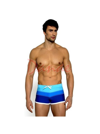 Atraktivní pánské plavky boxerky Lorin 714 modrá