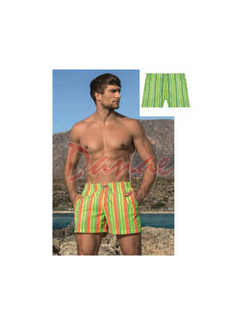Neonové pánské šortky na plavání - Lorin