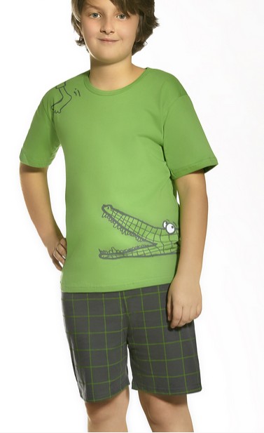 Vtipné chlapecké pyžamo - Hladový krokodýl