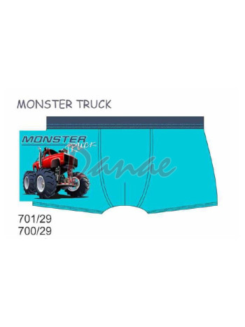 Monster Truck - auto - boxerky pro chlapce