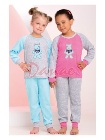 Dětské froté pyžamo Taro - našitý pejsek