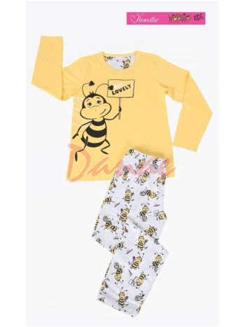 Včelka - krásné dětské pyžamo - Bee Lovely! - žlutá
