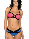 Dvoubarevné trendové bandage bikiny - Lama