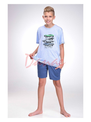 Auta - pyžamo mládežnícké krátké - šortky