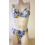 Dvoudílné plavky Feba F04.410 Jeans
