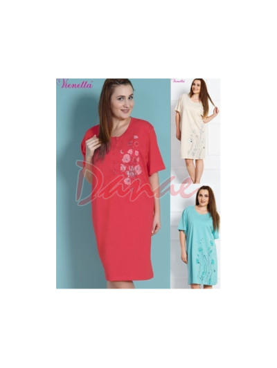Nadměrná noční košile Vlčí máky - 2XL - 3XL