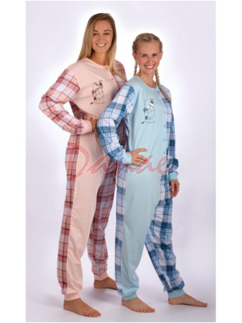 Overal dámský károvaný Venku je zima