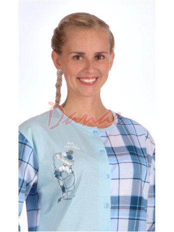 Overal dámský károvaný Venku je zima