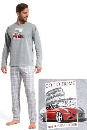 Všechny cesty vedou do Říma - pánské pyžamo