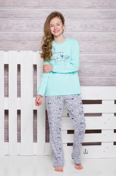 Spočítej ovečky - zateplené dívčí pyžamo