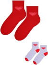 Ponožky se srdíčkem - nejen na Valentína