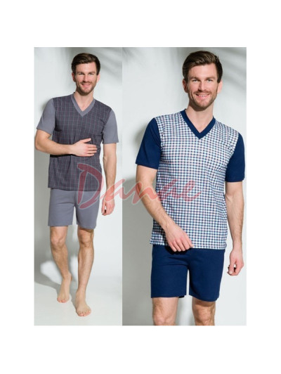 Nadměrné pyžamo krátké Taro Roman - 2XL - 6XL