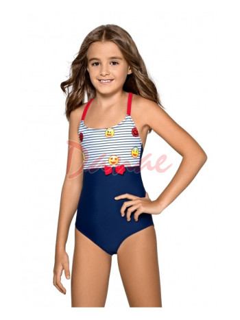 Dívčí jednodílné plavky se Smajlíky