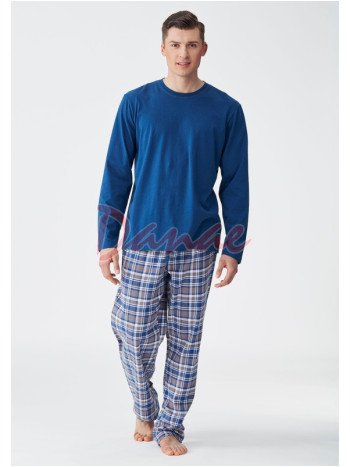 Pyžamo s flanelovými kalhotami - Key 405