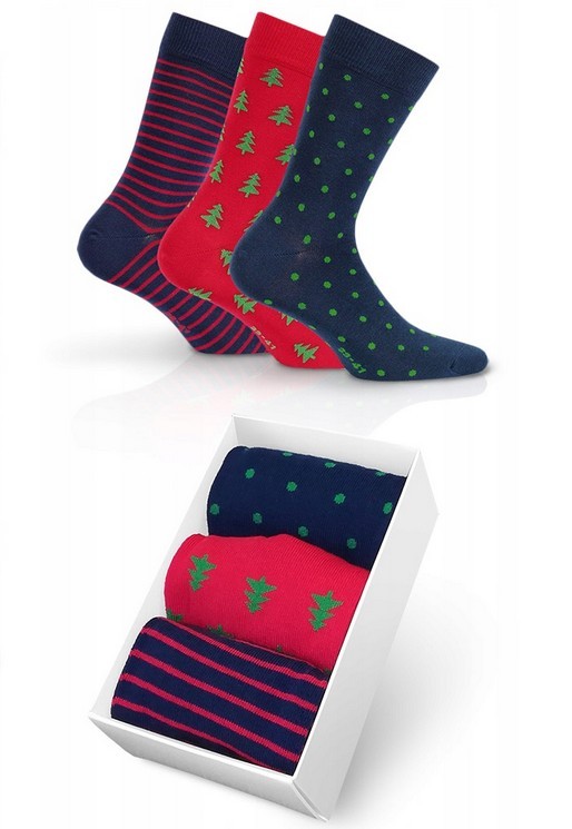 Výhodné dárkové balení - ponožky 3 páry