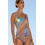Dámské celé plavky Multi Stripes - M až 5XL