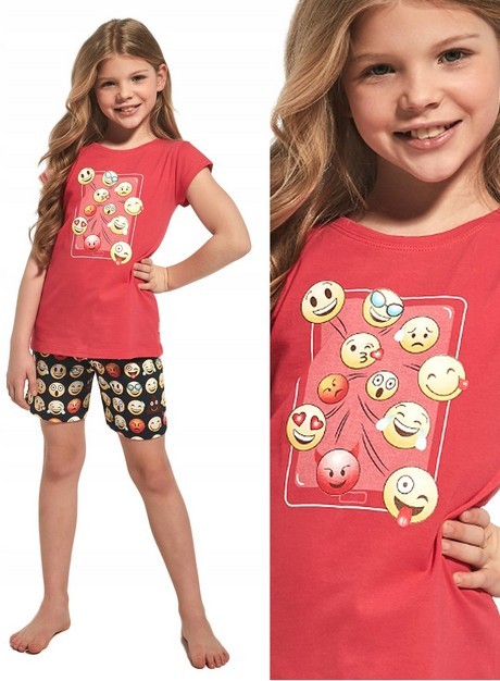 Emoticon - dívčí pyžamo se šortky
