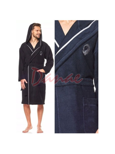 Froté župan s kapucí - Lion Maxi - do 5XL