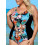 Dámské celé plavky plus size - Kamélia