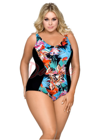 Dámské celé plavky plus size - Kamélia