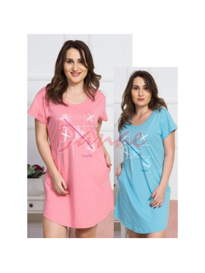 Dámská noční košile Piškvorky - do 4XL