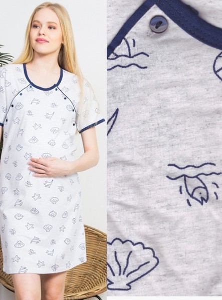 Shell - mateřská noční košile s letním motivem