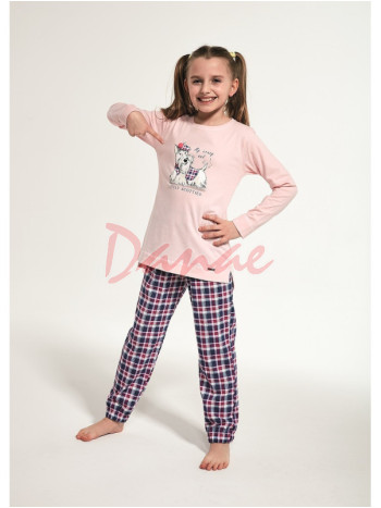 Dívčí pyžamo - pejsek Scottie - s bambulkou