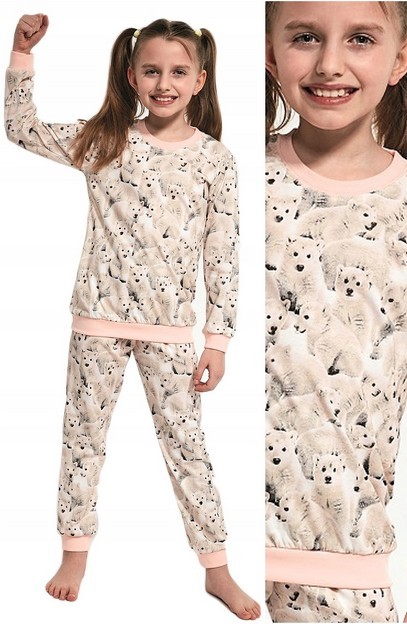 Polární medvěd - pyžamo dívčí dlouhé