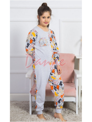 Dívčí overal s kočkami