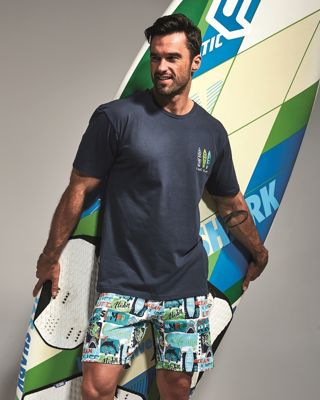 Pánské letní pyžamo se šortky - Surfer