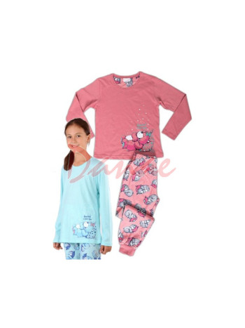 Dětské pyžamo dlouhé - Spící medvídek