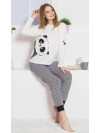 Dobré ráno - dámské pyžamo s pandou