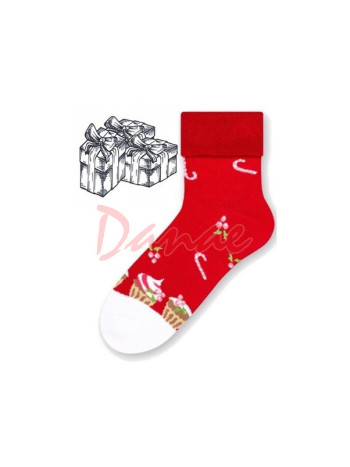 Sváteční froté ponožky Vánoční Muffin