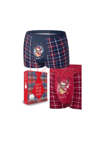 Vánoční sob Rudolf - boxerky pánské
