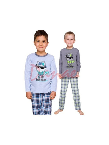 Chlapecké pyžamo - Kocour se sluchátky